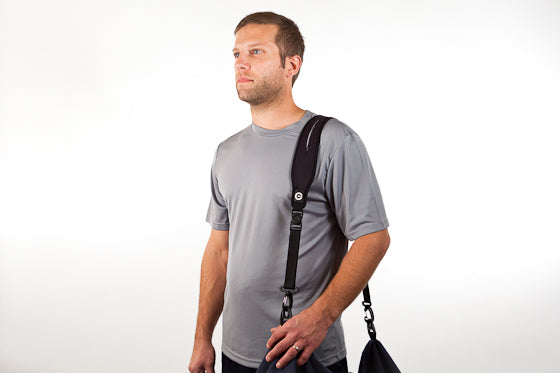 split strap duffel bags