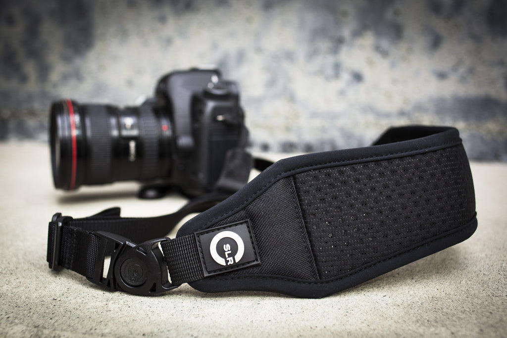 Air Strap connected to DSLR camera