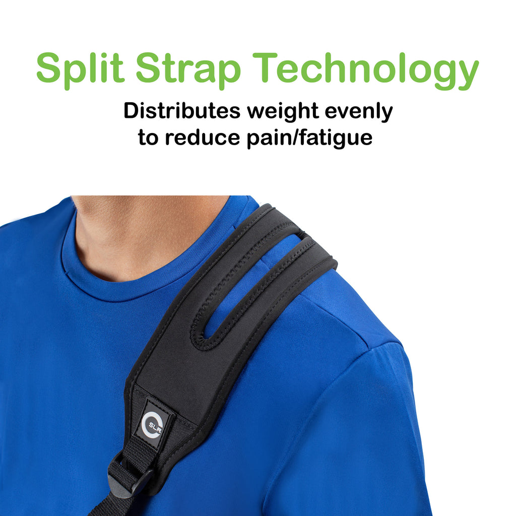 Medical Arm Sling with Split Strap Technology, Ergonomic Design by Custom SLR + Healjoy